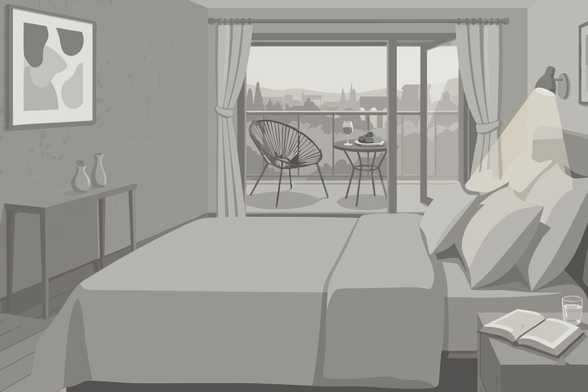 Kasai Premium Zimmer mit 1 Schlafzimmer